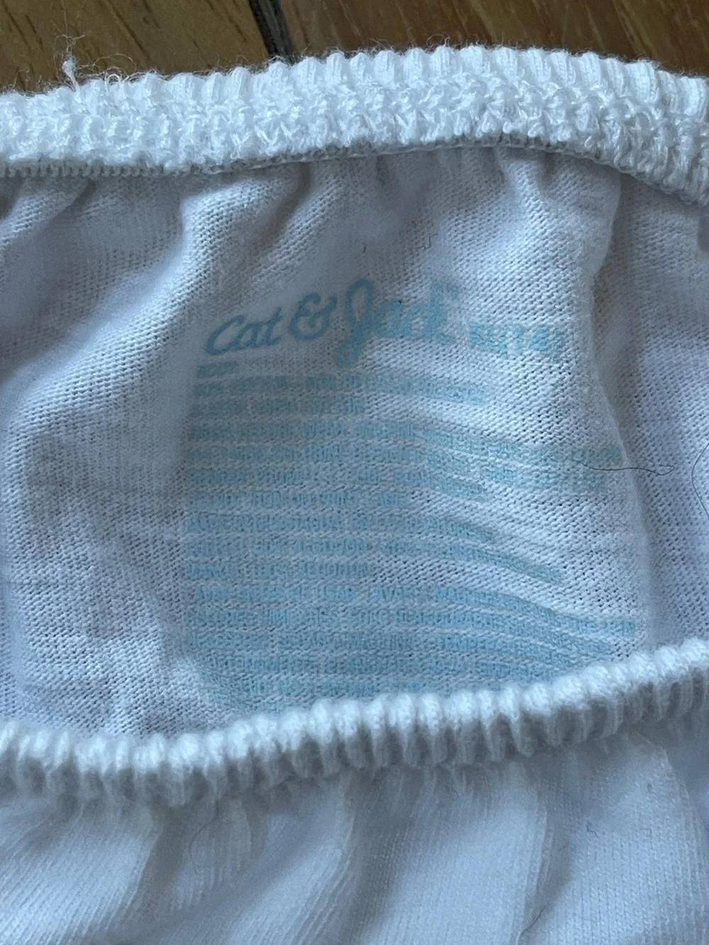Cat & Jack White Eyelet Flutter Sleeve Top +Old Navy Denim Shorts Girls XL 14-16